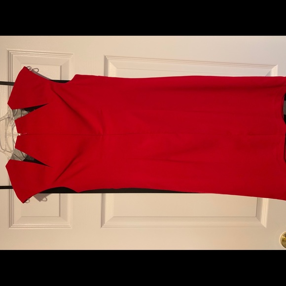 NWT The Limited red fitted dress - Picture 4 of 9